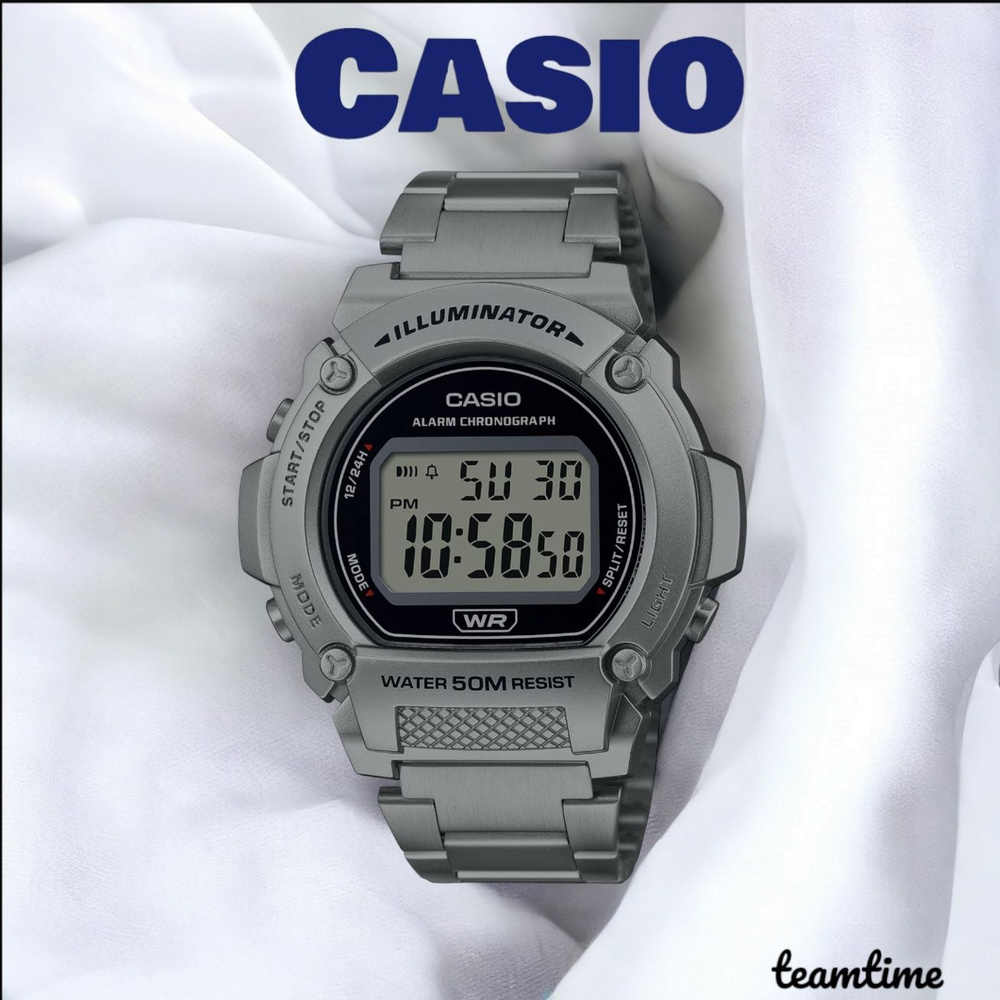 Наручные часы CASIO W-219HD-1A #1