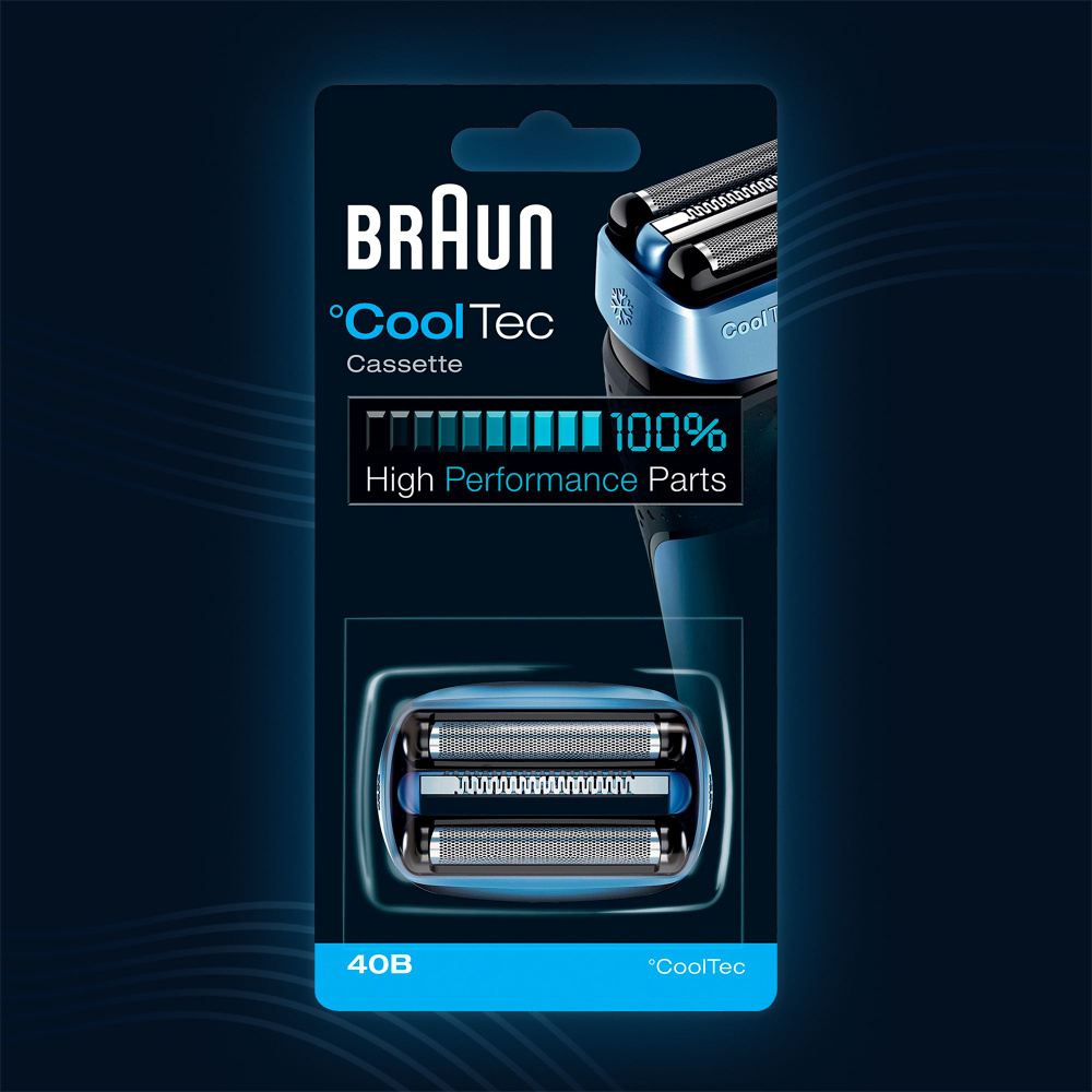 Сетка и режущий блок 40B для электробритв Braun CoolTec. Товар уцененный  #1