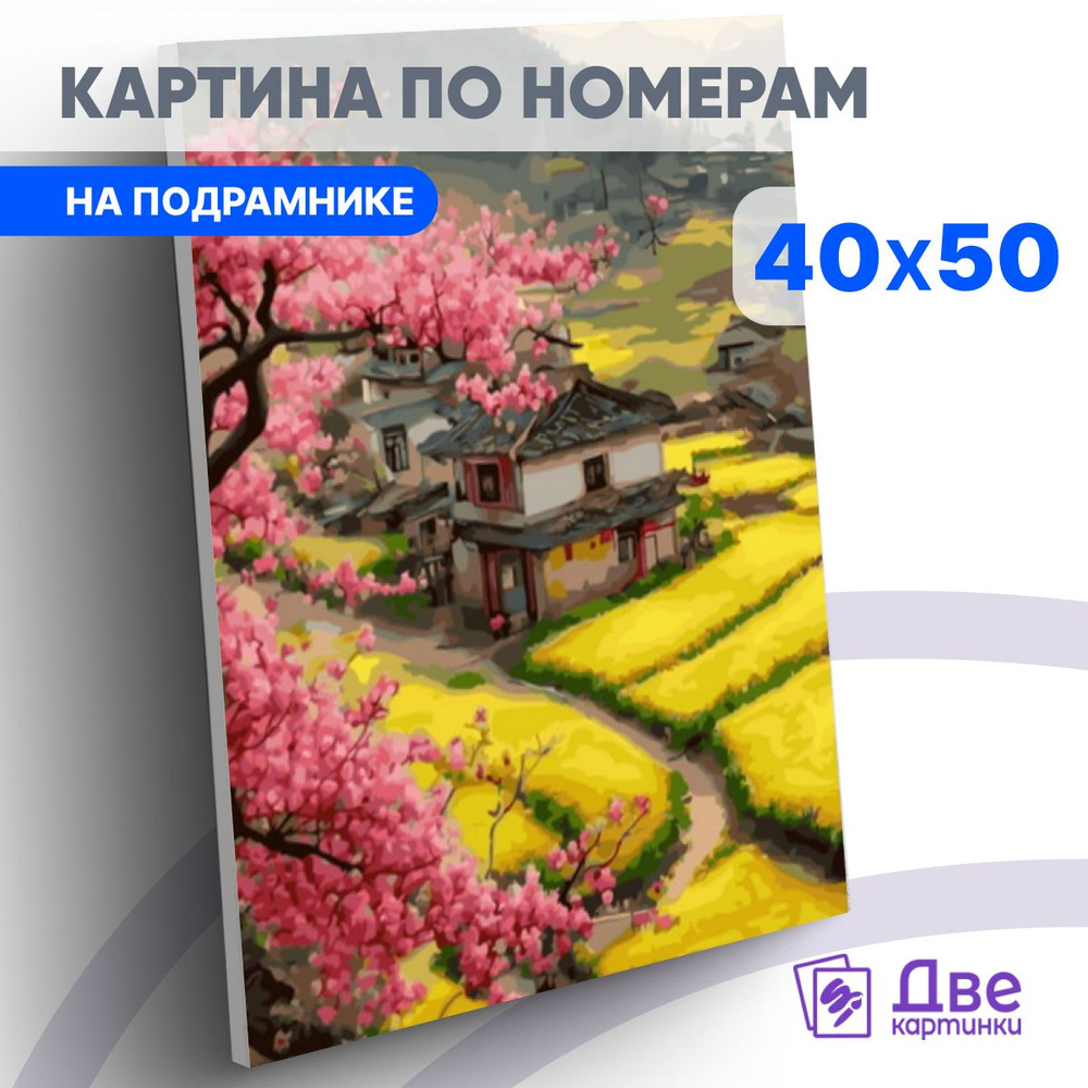 Картина по номерам на холсте 40х50 40 x 50 на подрамнике DVEKARTINKI  #1