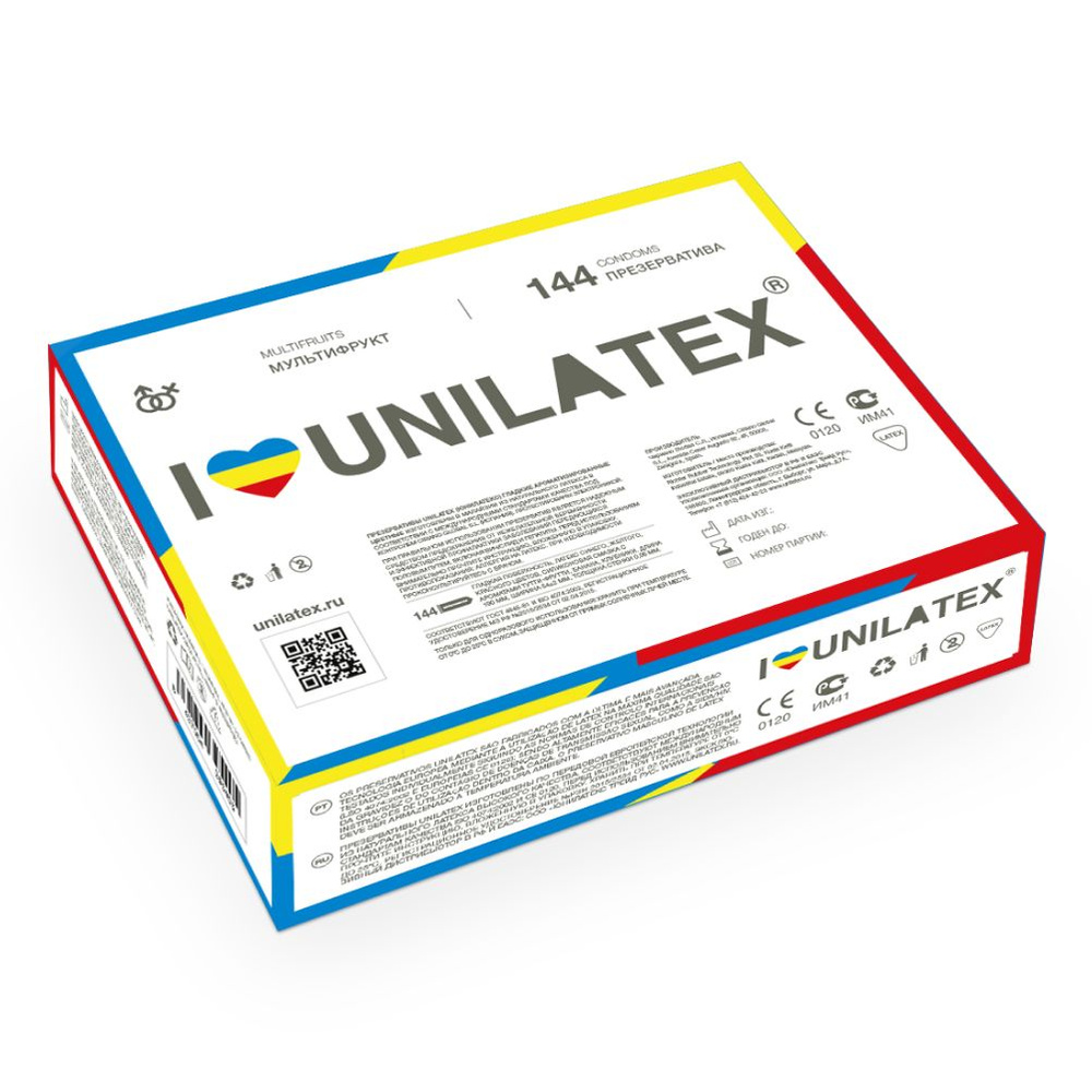 Презервативы UNILATEX Multifruits, 144 шт. #1