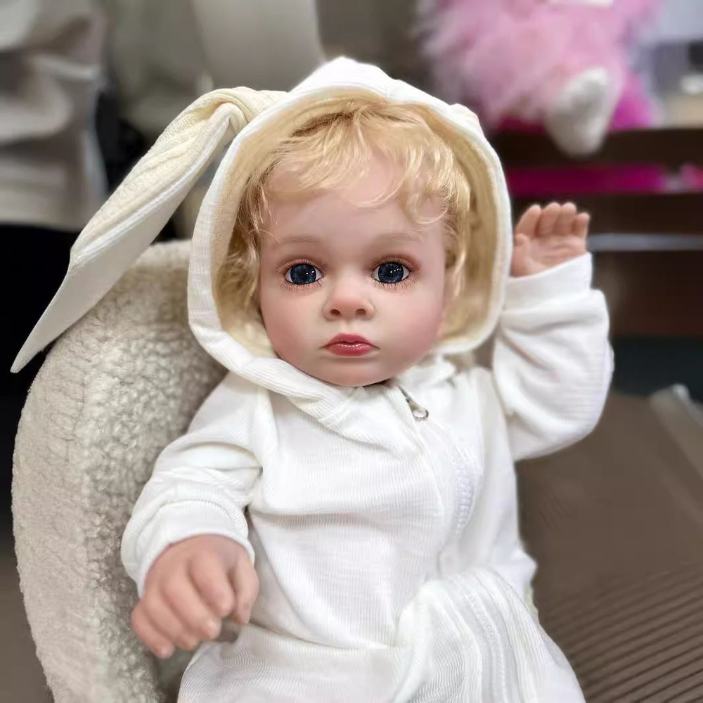 Кукла-реборн, реалистичный младенец, детская игрушка, 55 см, подарок для девочки, можно свободно позировать #1