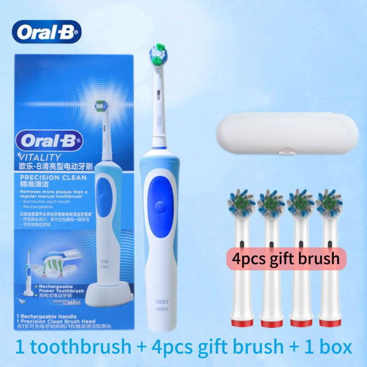 Oral-B Набор электрических зубных щеток D12, синий #1