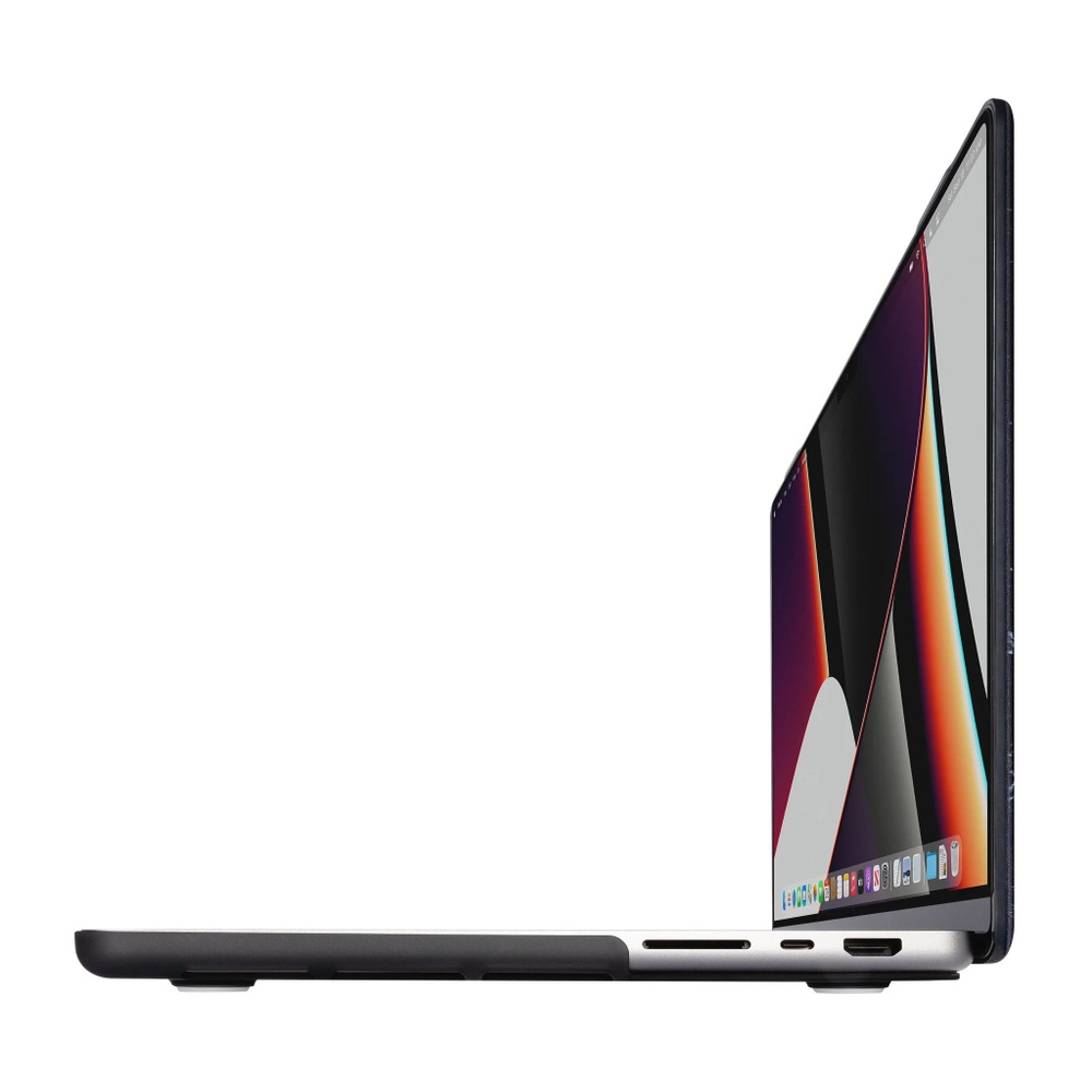 Поликарбонатный чехол-накладка SwitchEasy Artist для MacBook Pro 14" (2021 и новее) (Чёрный мрамор / #1