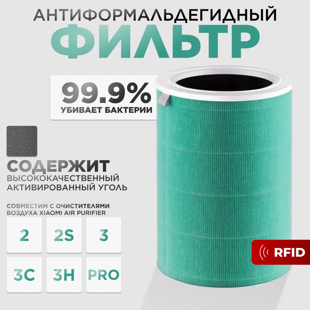 Воздушный фильтр антиформальдегидный S1 для очистителя воздуха Mi Air Purifier 2, 2S, 2H, 3, 3H, Pro, #1