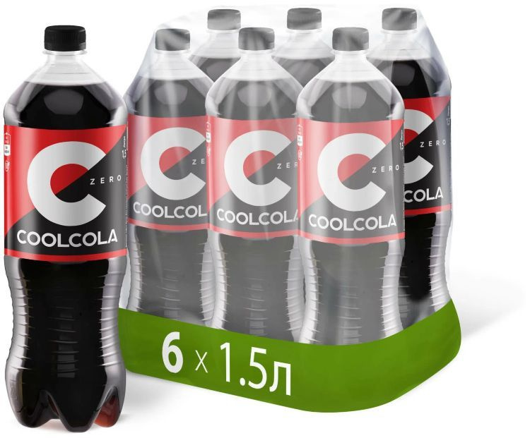 Газированный напиток Cool Cola Zero, 6 шт х 1,5 л #1