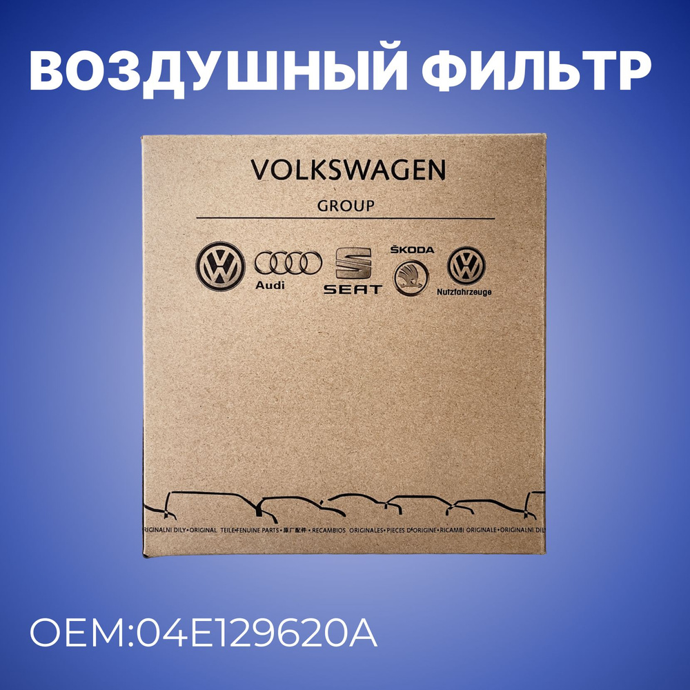 Воздушный фильтр, от бренда VAG (VW/Audi/Skoda/Seat) / Пылевой / OEM 04E129620A  #1