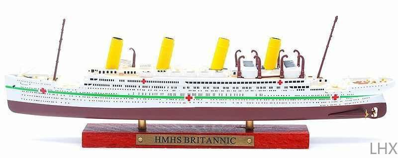 судна Модель Atlas 1:1250 HMHS Britannic Коллекционная литая лодка круизного лайнера Игрушки  #1