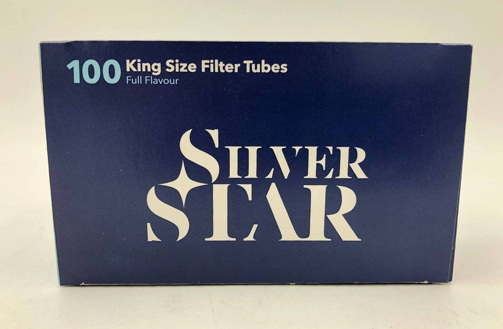 Гильзы для сигарет Silver Star King Size Filter Tubes 100 штук, комплект 2 пачки 200 штук  #1