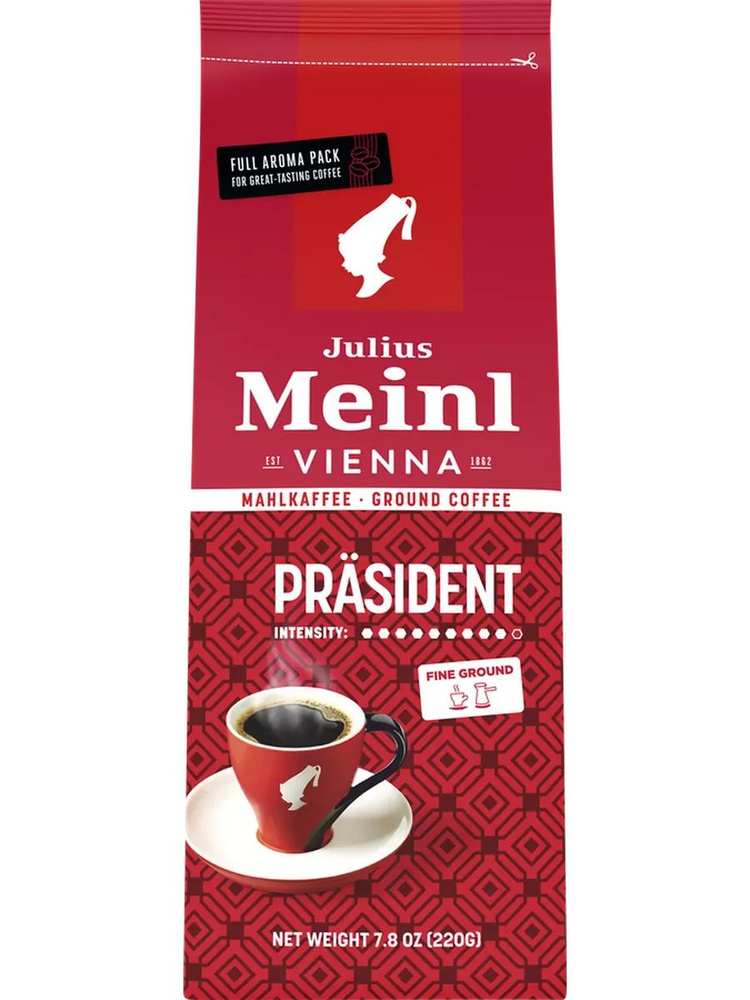 Кофе молотый JULIUS MEINL Prasident натуральный жареный, #1