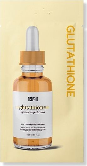 Tenzero / Тензеро Signature Ampoule Mask Glutathione Маска для лица тканевая ампульная с глутатионом #1