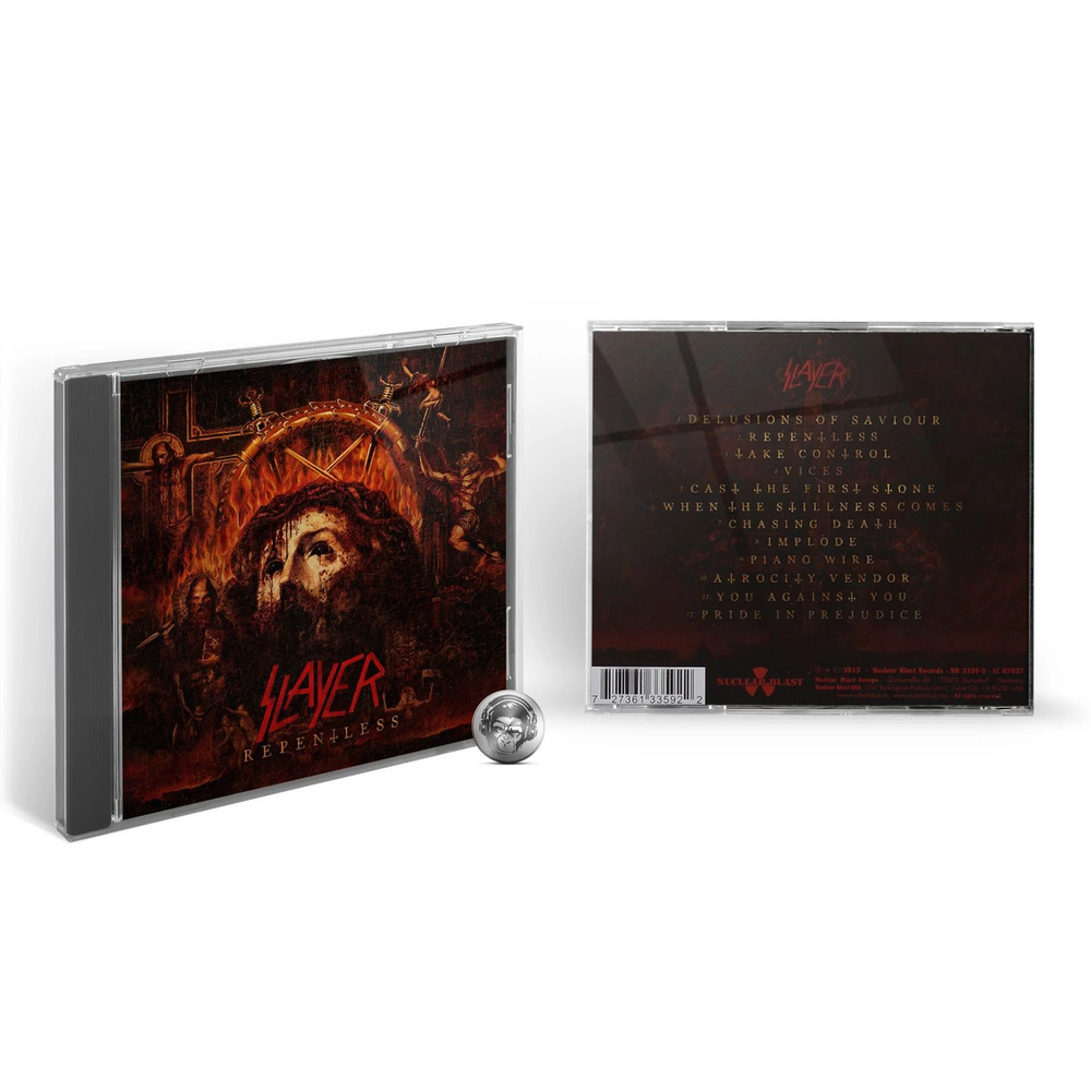 Музыкальный диск Slayer - Repentless (CD) 2015, Jewel #1