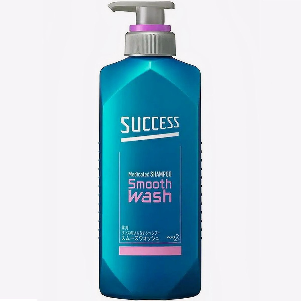 KAO Шампунь-кондиционер для мужчин Success Smooth Wash 2в1 400мл #1