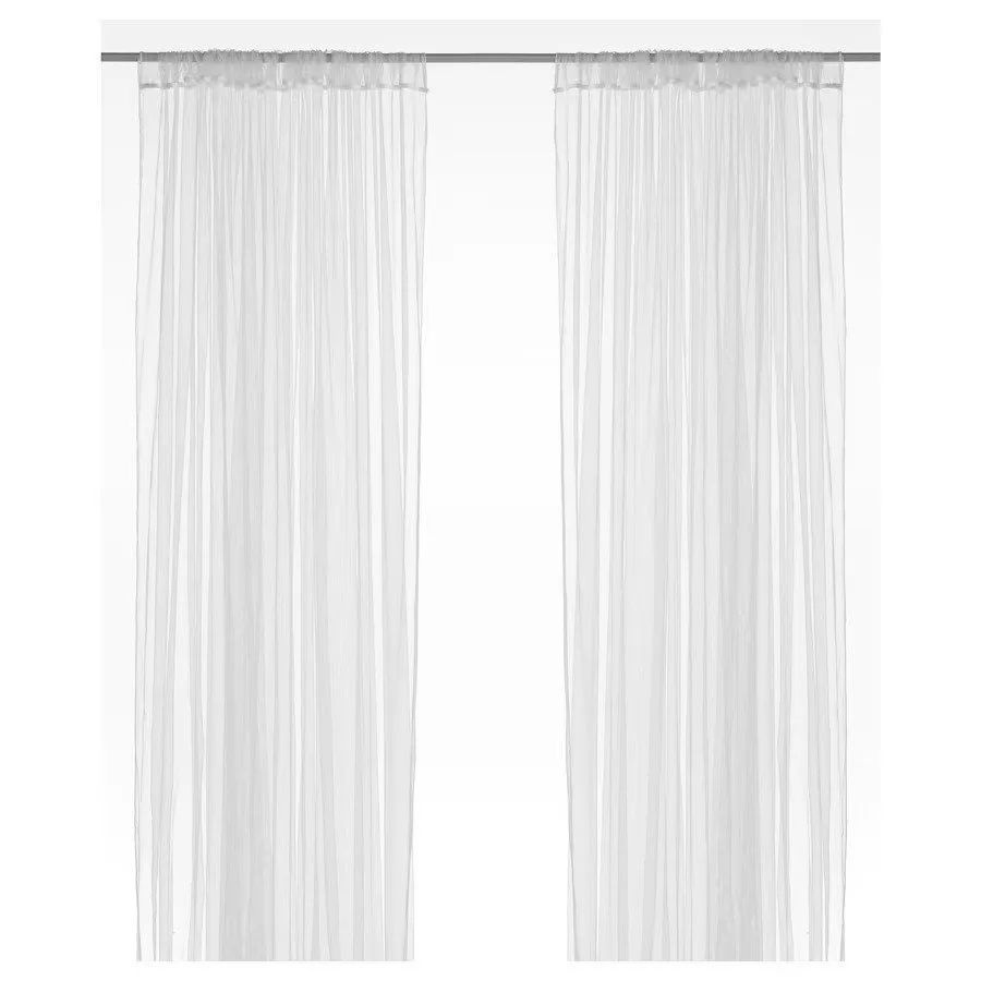 ИКЕА тюль/шторы IKEA LILL, 280х250 см, высота 250 см, 2 шт #1