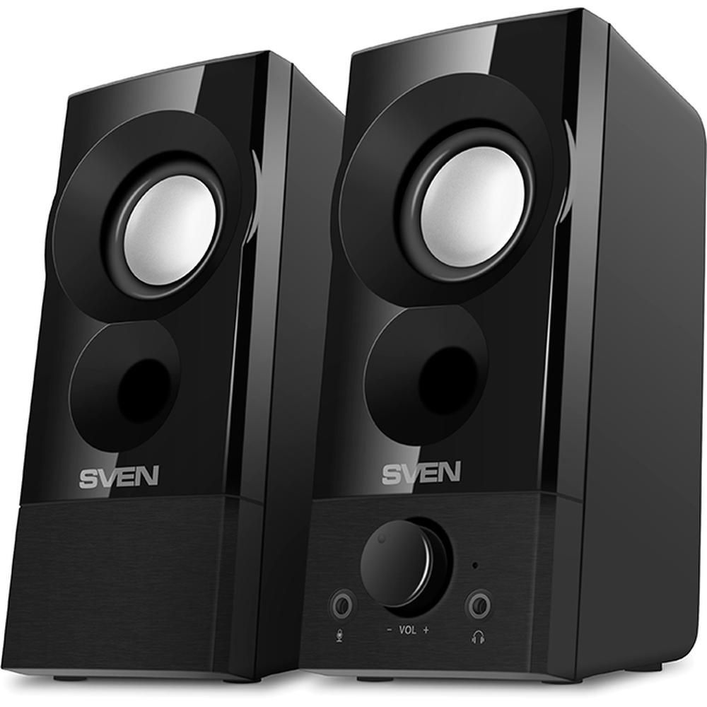 2.0 Колонки Sven 357 2*3W Black USB #1