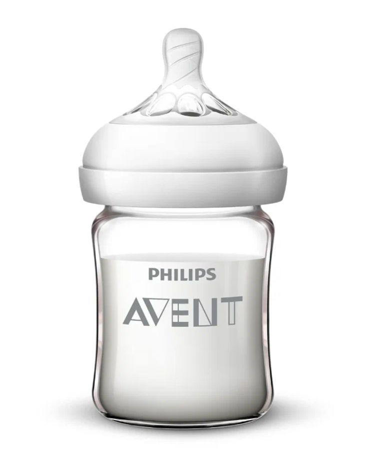 Philips Avent Детская бутылочка из натурального гладкого стекла 120мл, 0-6м (SCF678/13)  #1