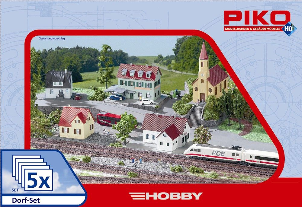 Piko Hobby 61925 Набор строений 5 в 1 "Город", набор для сборки строения для макета железной дороги в #1