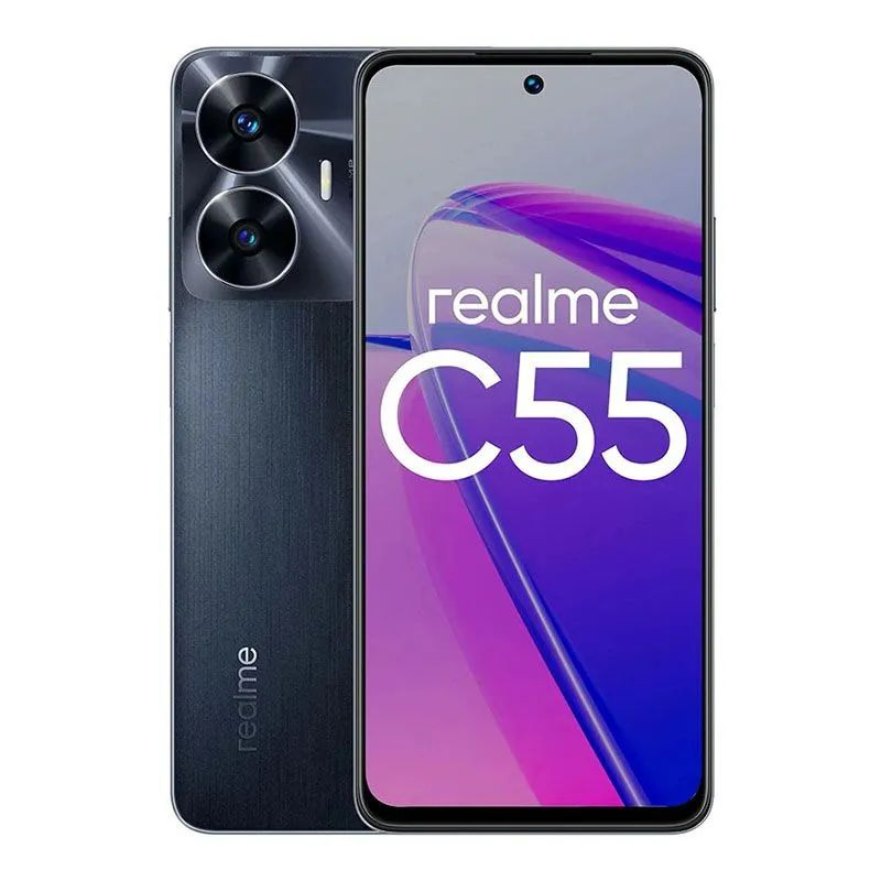 realme Смартфон C55 Global 8/256 ГБ, черно-серый #1