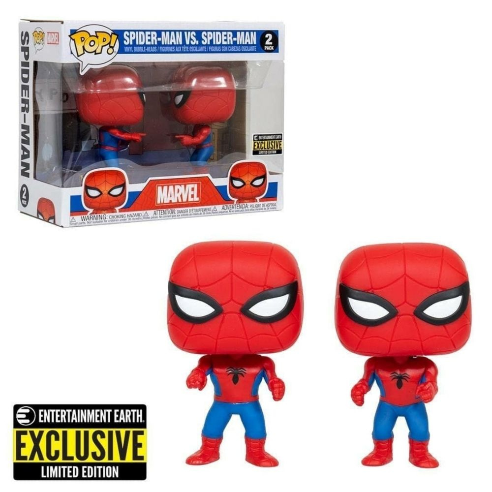 Фигурка Funko Pop! Spider-Man vs Spider-Man Imposter 2-Pack (Стикер EE (Фанко Поп Два Человека-паука #1