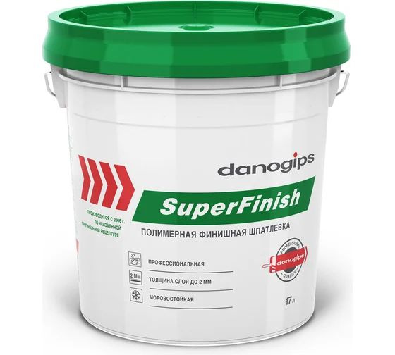 Шпатлевка универсальна DANOGIPS SUPER FINISH 17 л 613291 #1