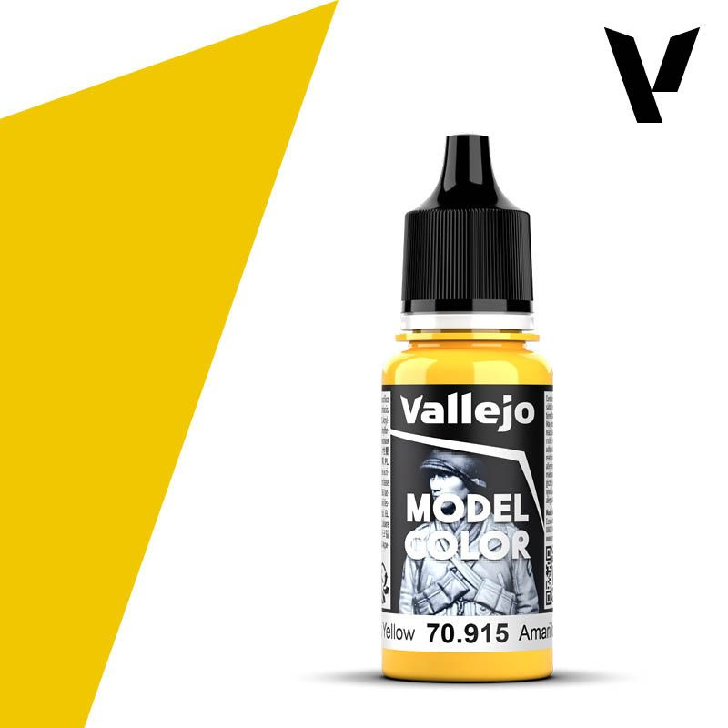 Краска Vallejo серии Model Color - Deep Yellow 17мл. #1