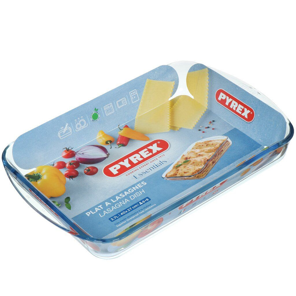 Форма для запекания стекло, 28х40х6 см Pyrex #1