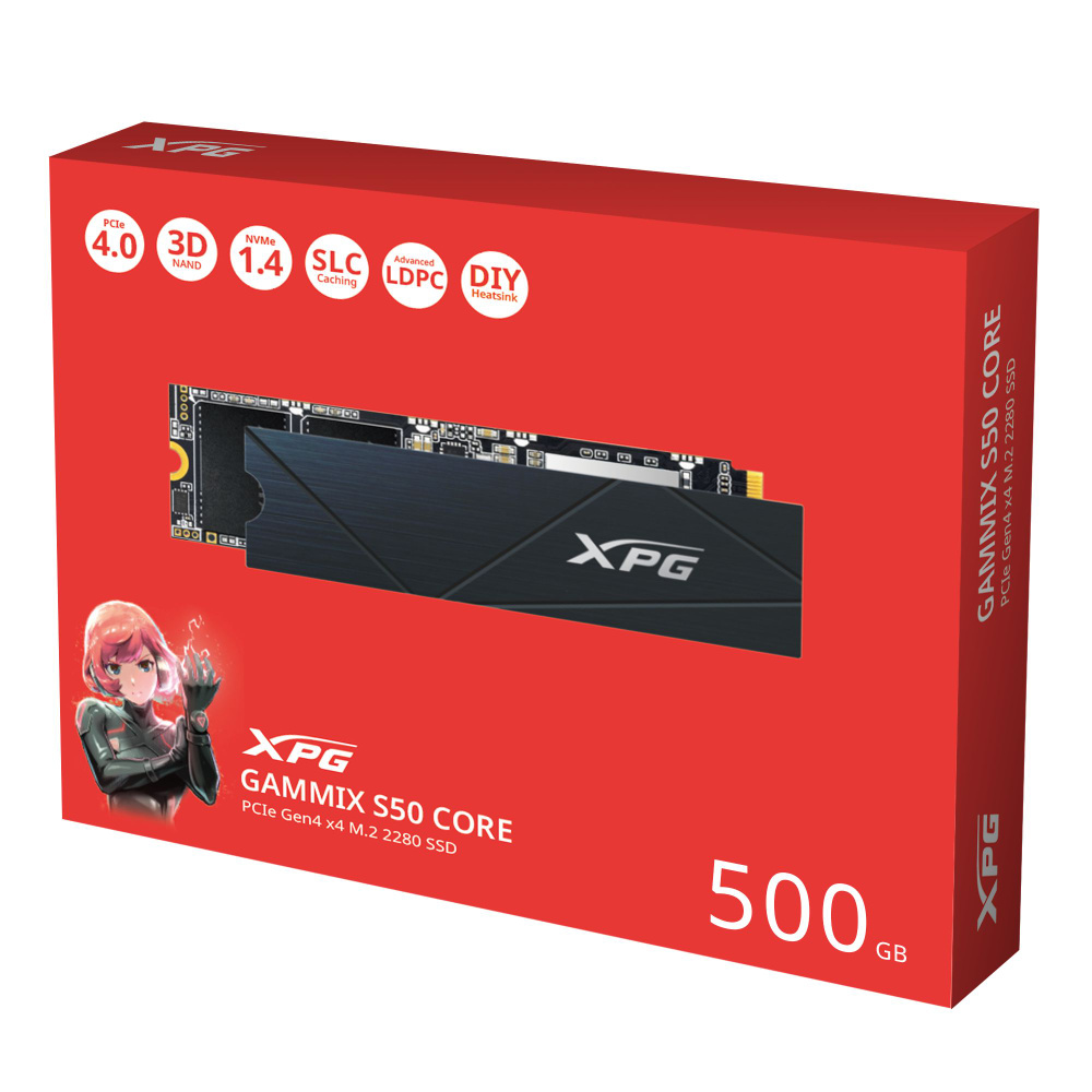 ADATA 500 ГБ Внутренний SSD-диск GAMMIX XPG S50 (SGAMMIXS50C-500G-CS) #1