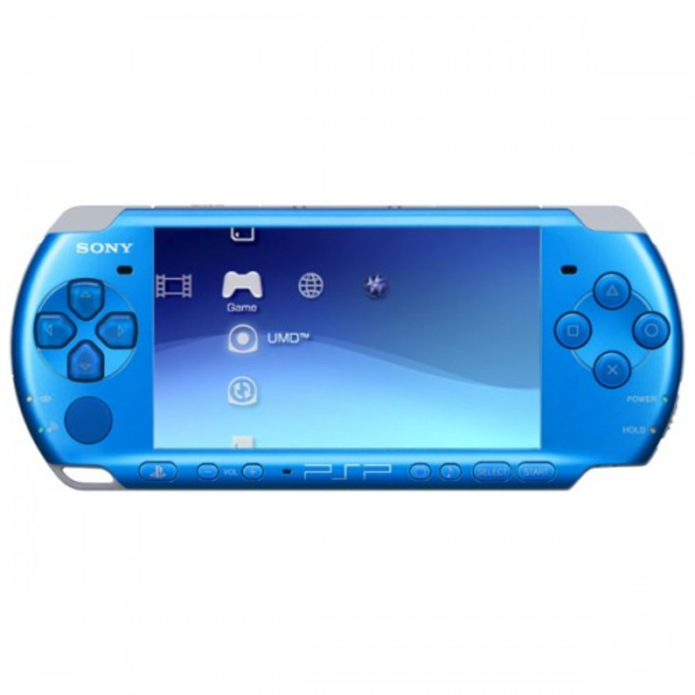 Игровая приставка Sony PSP 3000, Blue(синий) #1