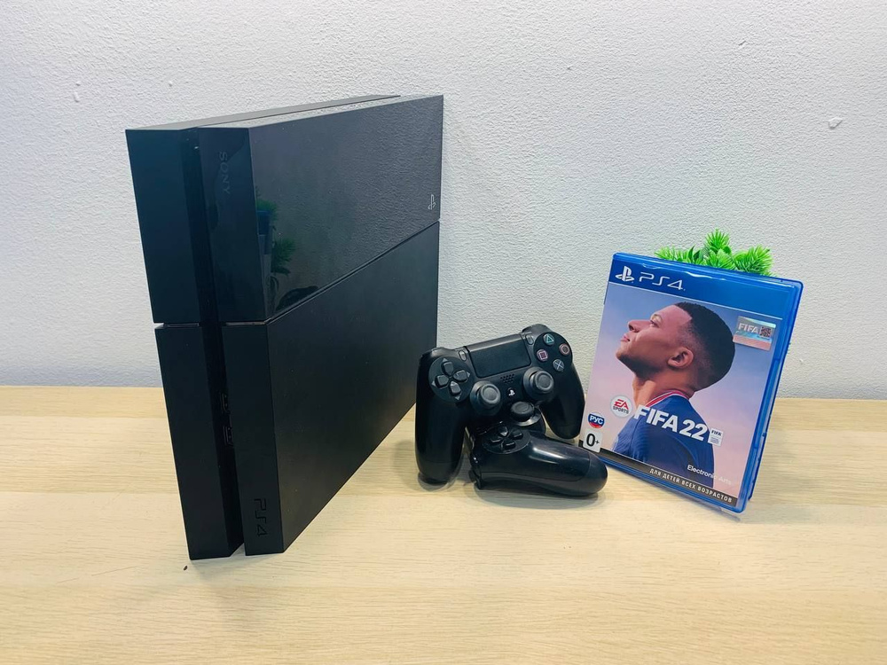 Игровая консоль Play Station 4 FAT 1TB / 2 геймпада / 1 диск с игрой. Товар уцененный  #1