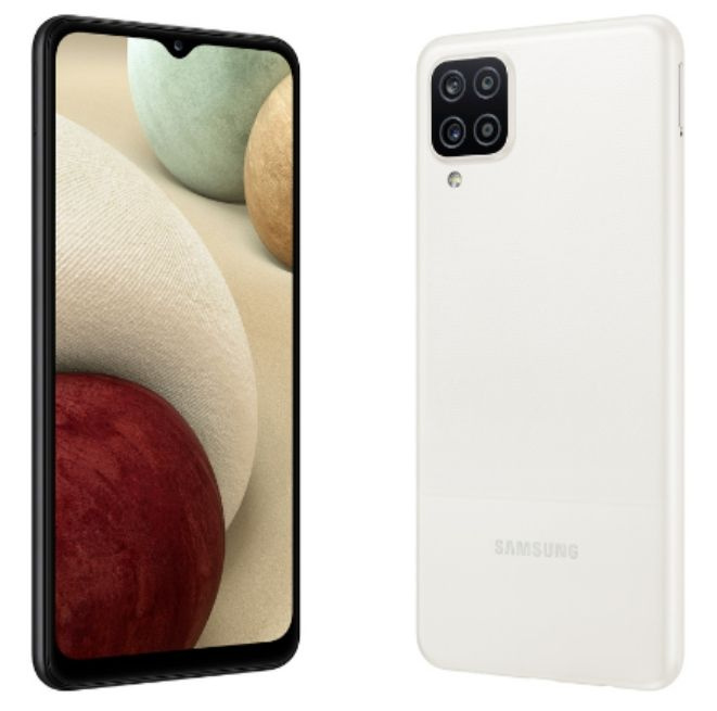 Samsung Смартфон Galaxy A12  （Двойная карта）global 4/64 ГБ, белый #1