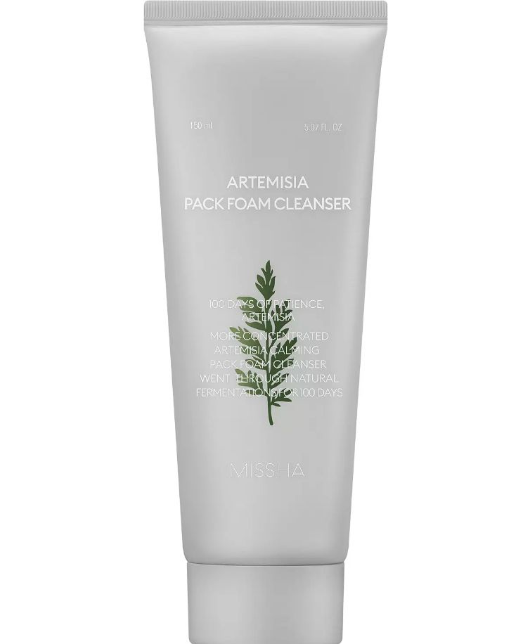 Missha Успокаивающая пенка-маска для умывания с экстрактом полыни Artemisia Calming Pack FoaCleanser, #1