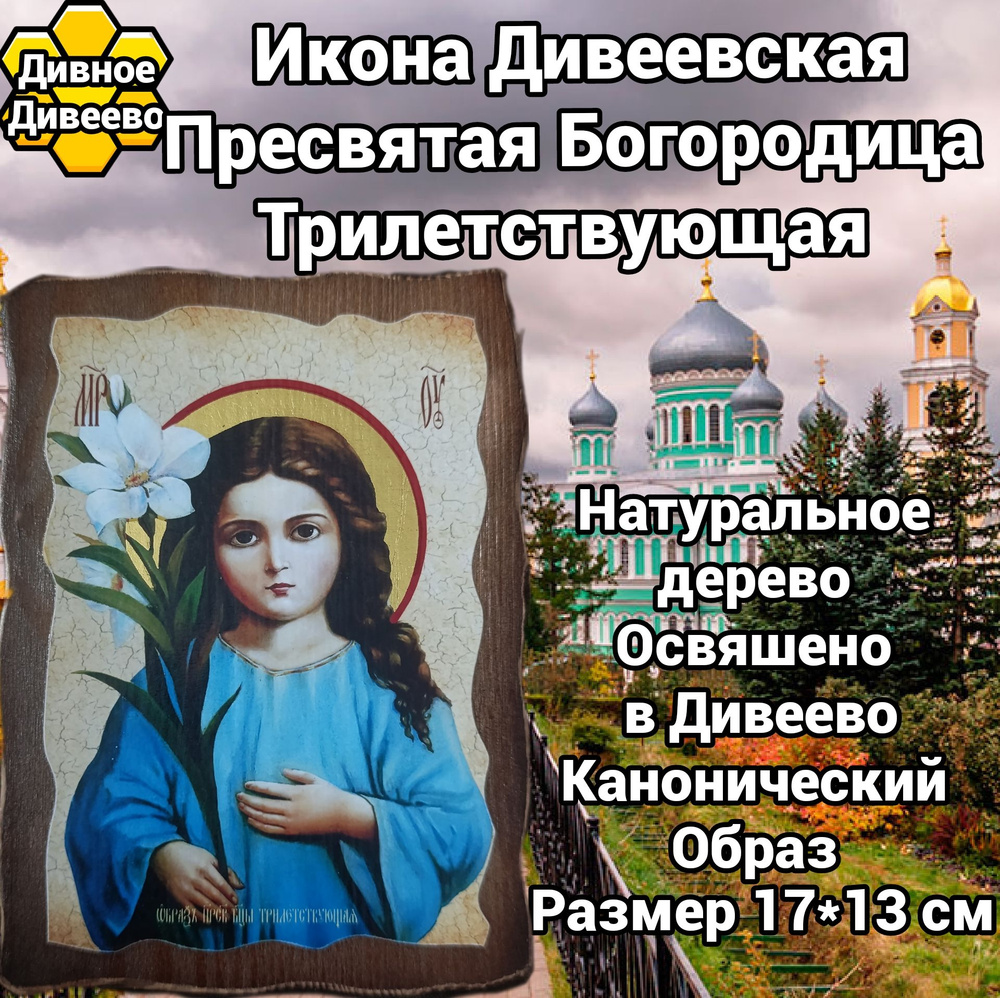 икона Дивеевская Трилетствующая Пресвятая Богородица #1