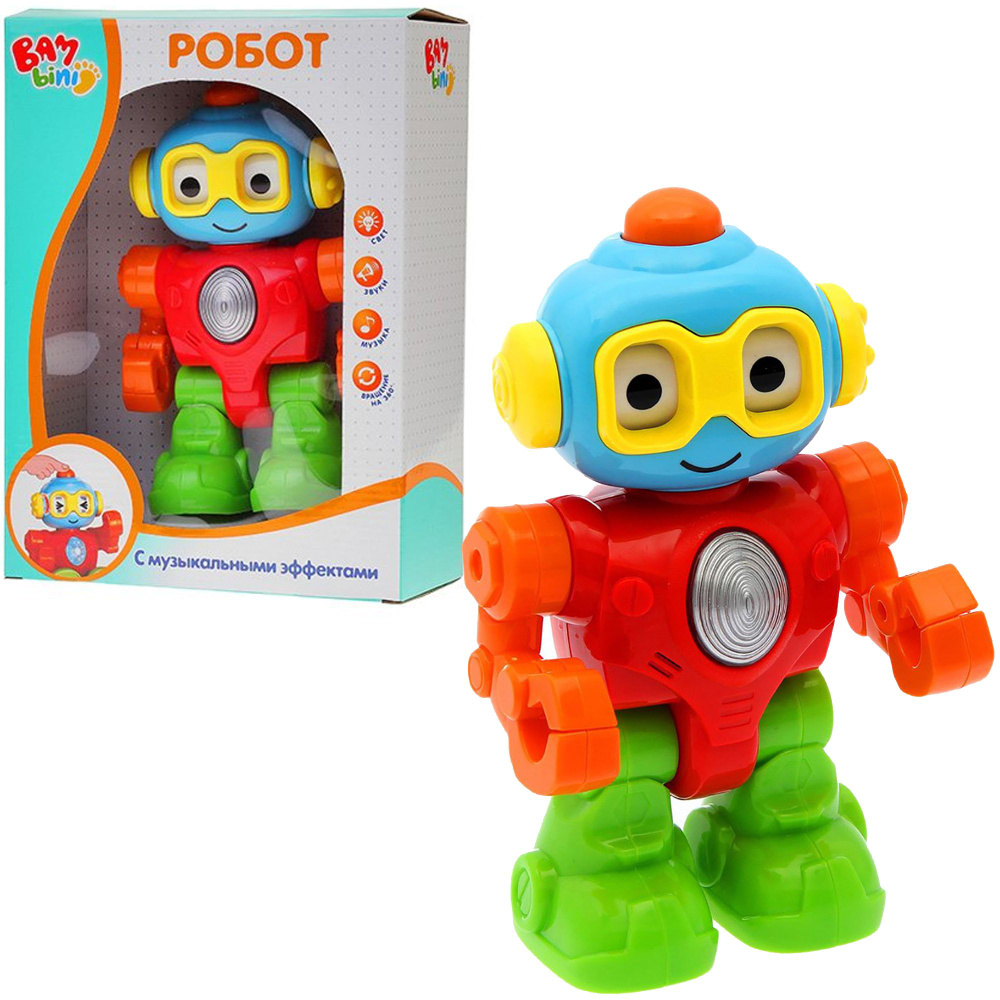 Робот 23 см Бамбини свет звук S+S Toys #1