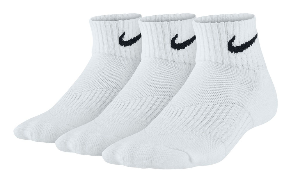 Комплект носков Nike Performance Cushioned Quarter Training, 3 пары #1