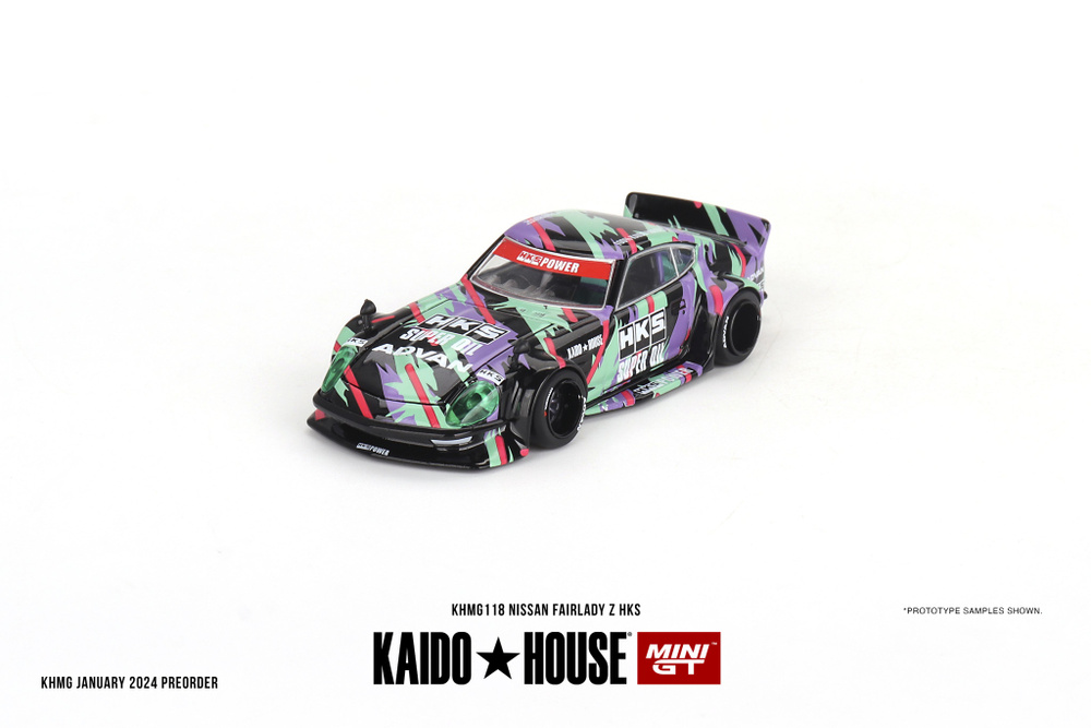 Коллекционная машинка Kaido House x MINI GT 1:64 Nissan Fairlady Z HKS #1