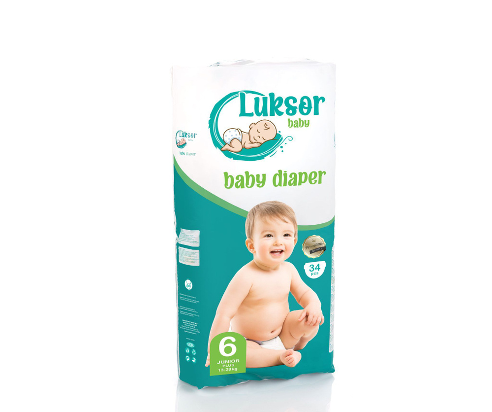 Подгузники для младенцев Junior Plus №6 "LUKSOR" #1