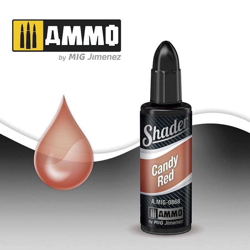 Акриловый шейдер SHADER Candy Red (10mL) (Ammo Mig) #1