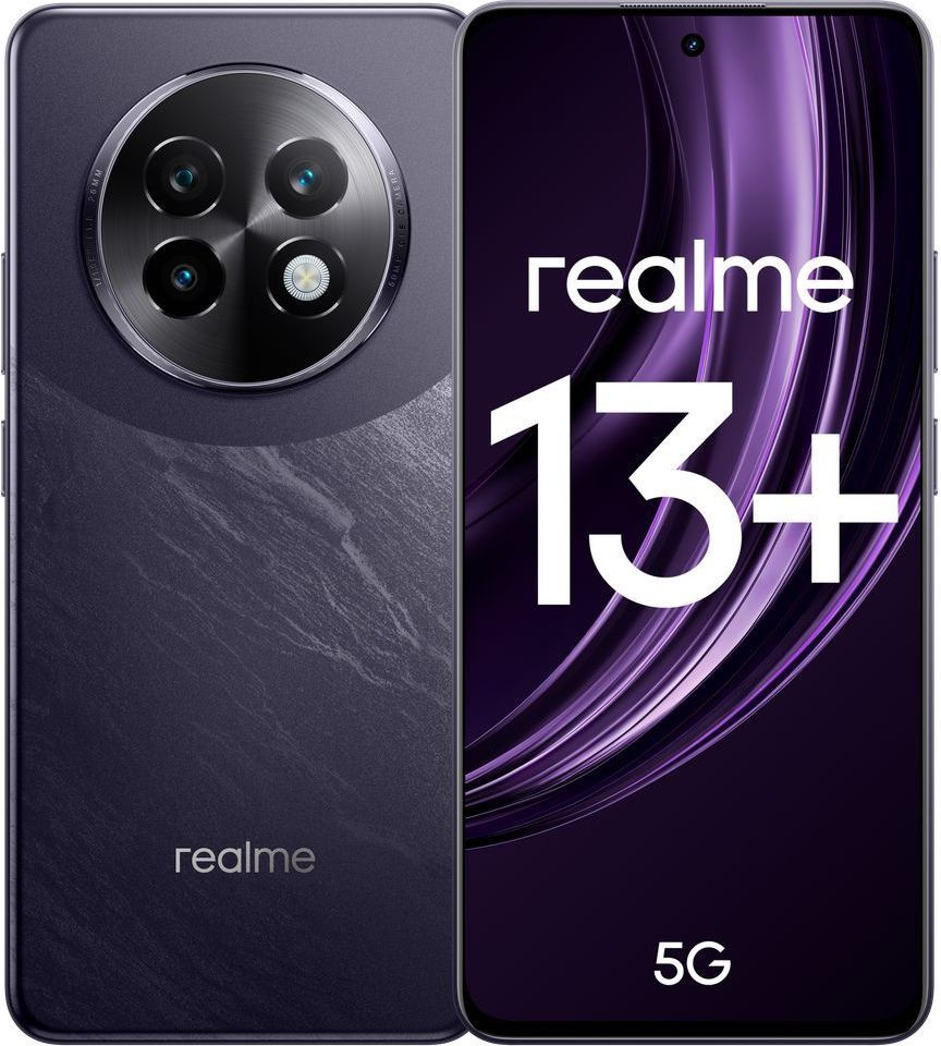 realme Смартфон realme 13+ Ростест (EAC) 12/256 ГБ, фиолетовый #1