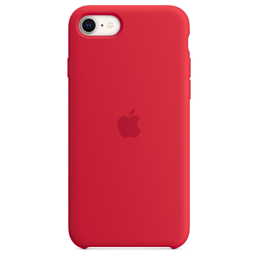 Чехол силиконовый Apple iPhone SE Silicone Case Red (Красный) MN6H3ZM/A #1