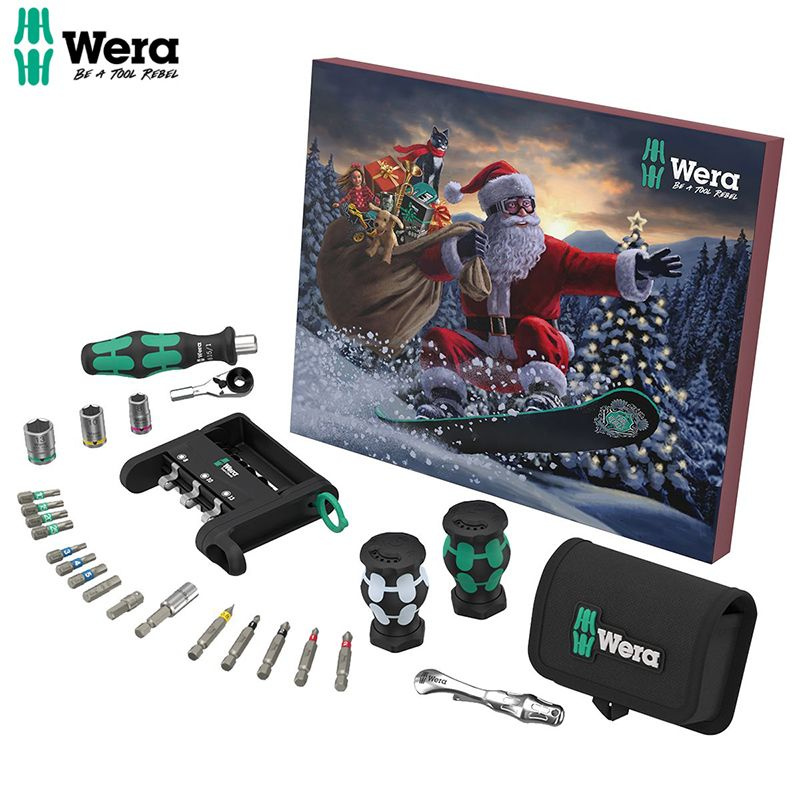 Wera Advent Calendar 2024 Рождественский набор отверток и гаечных ключей 25 предметов 05136609001  #1