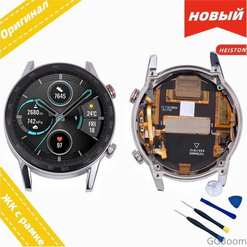 Дисплей в сборе с тачскрином Honor Magic Watch 2 46mm (MNS-B39/MNS-B19) с AMOLED Экран в сборе и в рамке #1