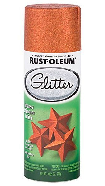 Аэрозольная краска сверкающее покрытие, глиттер-спрей Rust-Oleum Specialty Glitter, яркий металлик, Быстросохнущая, #1