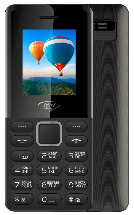 ITEL Мобильный телефон ITEL it2163R, черный #1