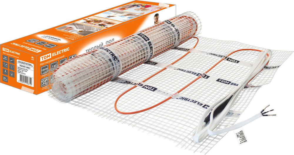 Нагревательный мат TDM Electric / ТДМ Электрик SQ2501-0001 Комфорт МН под плитку, без терморегулятора, #1