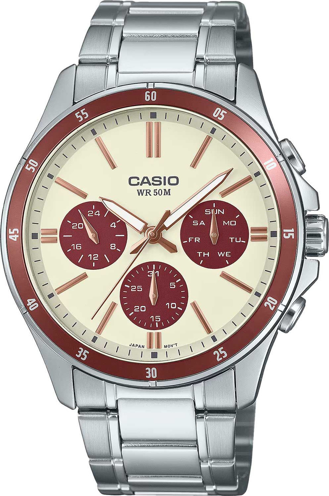 Casio Часы наручные Кварцевые MTP-1374D-5A2 #1