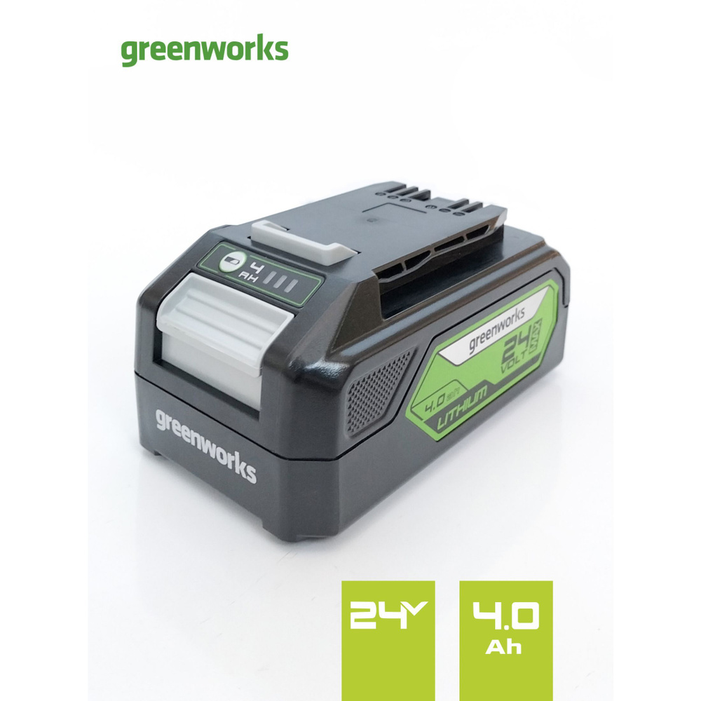 Аккумулятор Greenworks G24B4II, 24В, 4А*ч, Li-Ion #1