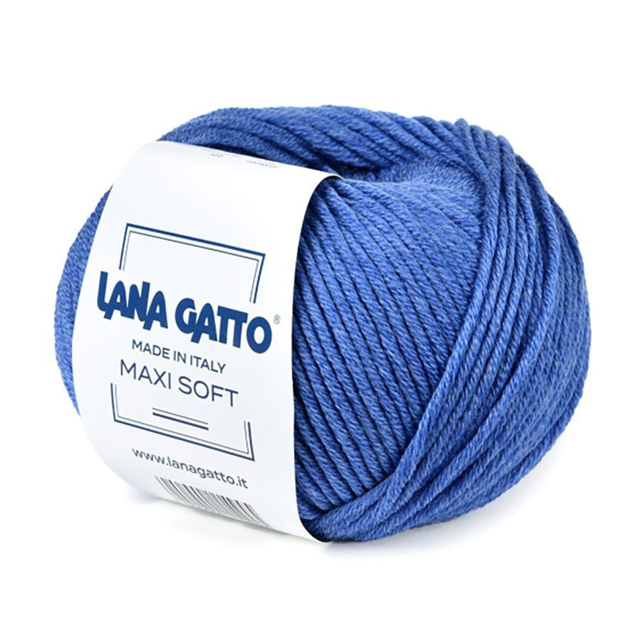 Пряжа Maxi Soft Lana Gatto - 1 моток (50 гр, 90 м), цвет 22035 #1