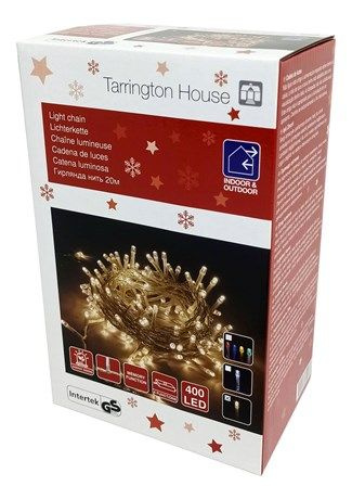 Tarrington House Гирлянда нить светодиодная 400Led теплый белый, 20м  #1