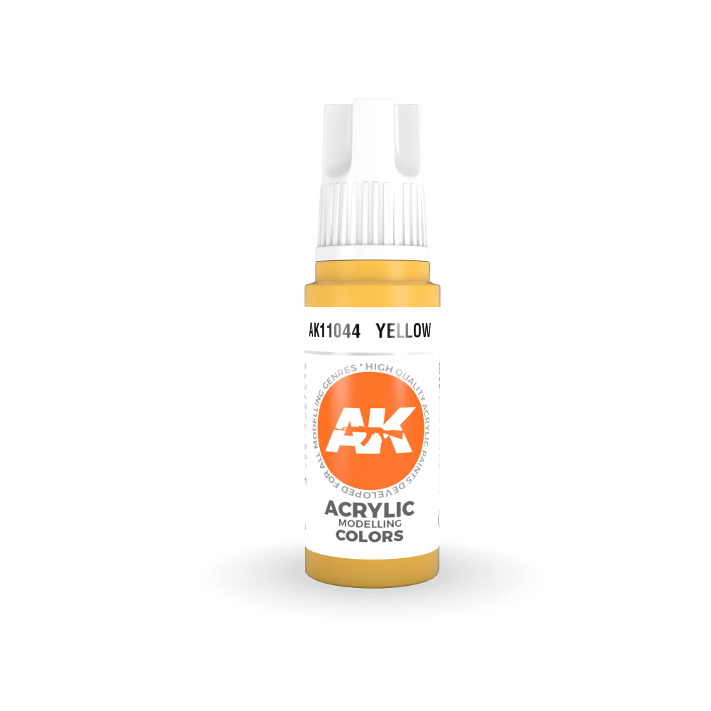 Краска акриловая AK INTERACTIVE Yellow 11044 17ml #1