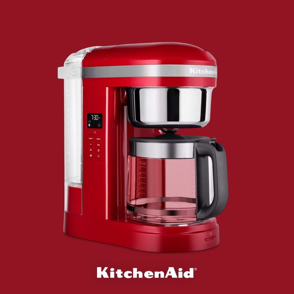 Капельная кофеварка KitchenAid, 5KCM1209EER, красная #1