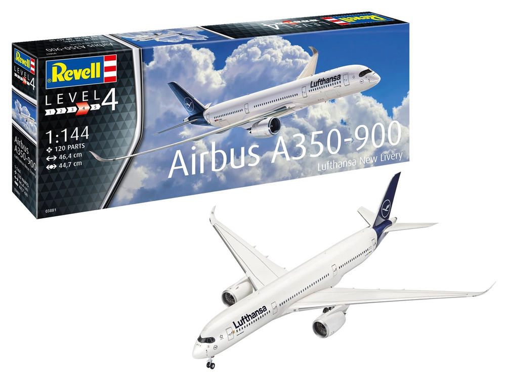 Сборная модель Revell Airbus A350-900 "Lufthansa" New Livery #1